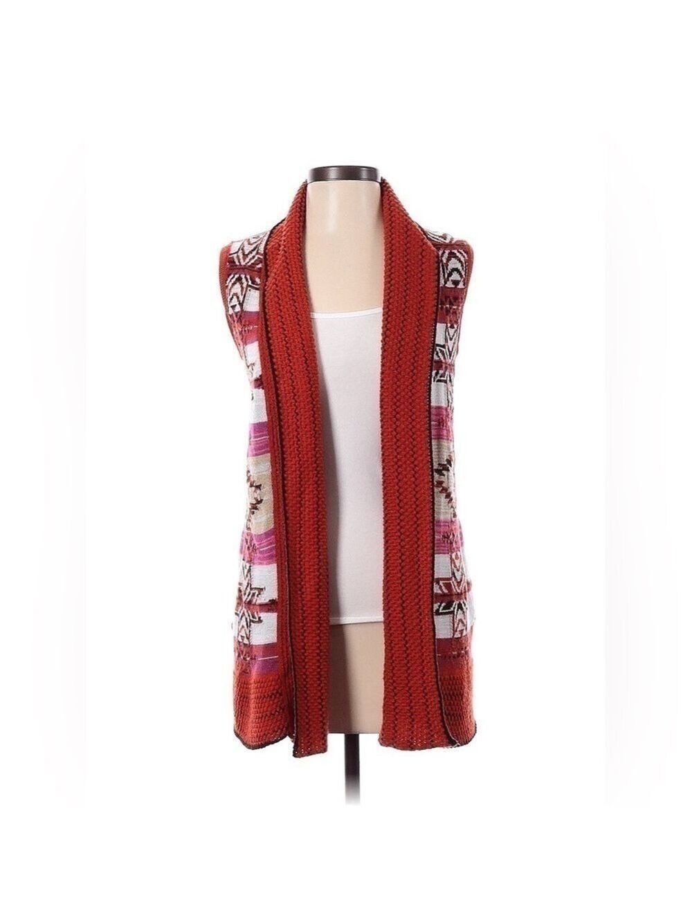 BCBGMAXAZRIA  Cowl Neckline Open Front Cardigan Sweater